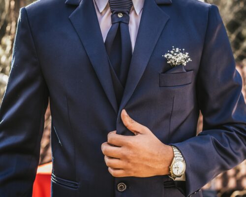 Blue Suit Jacket